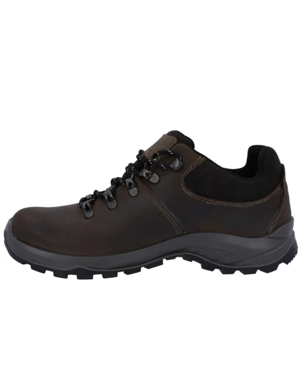 Brown Coloured Hi-Tec Mens Walk Lite Camino Ultra Shoes On A White Background 