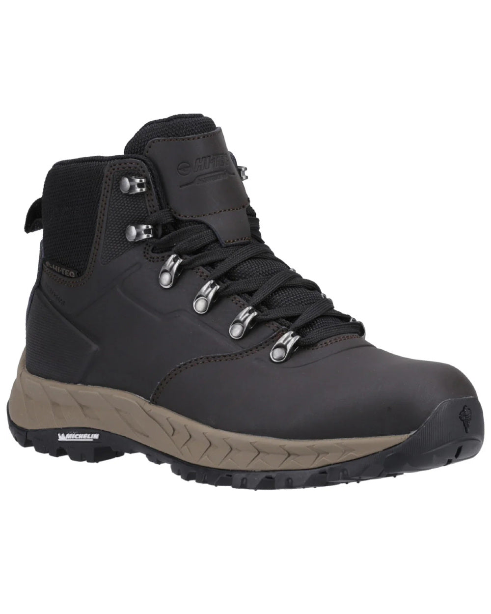 Brown Coloured Hi-Tec Womens Altitude VII Waterproof Hiking Boots On A White Background