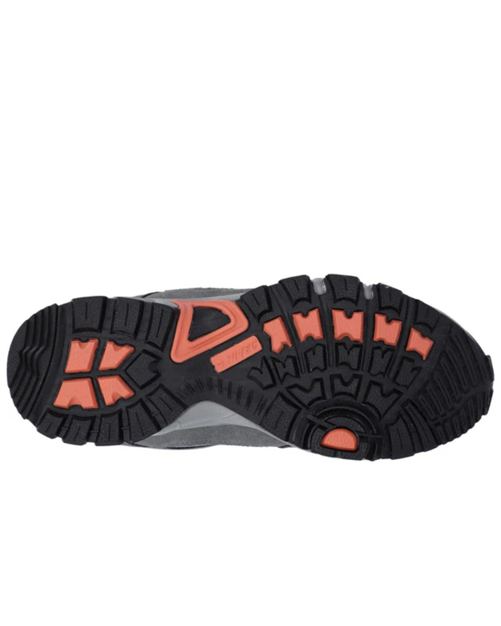 Grey Coloured Hi-Tec Womens Auckland Lite Shoes On A White Background