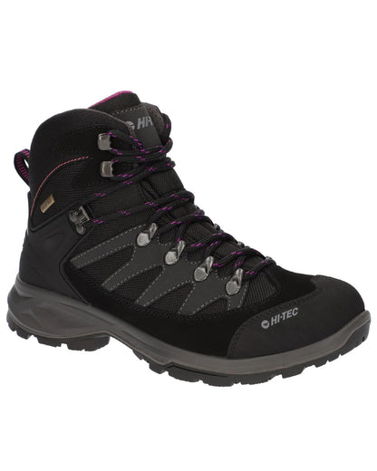 Grey Coloured Hi-Tec Womens Clamber Boots On A White Background