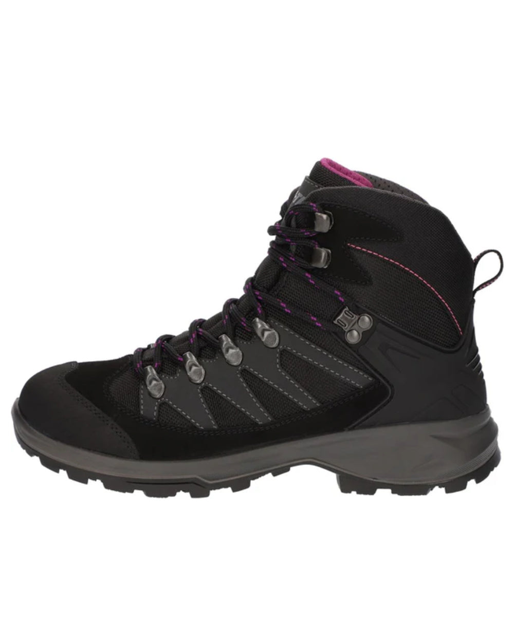 Grey Coloured Hi-Tec Womens Clamber Boots On A White Background