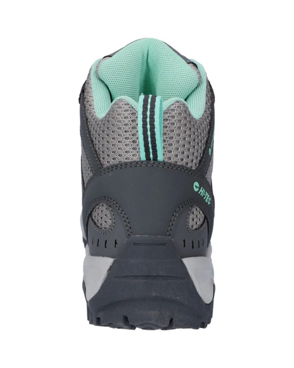 Grey Coloured Hi-Tec Womens Jaguar Mid Boots On A White Background 