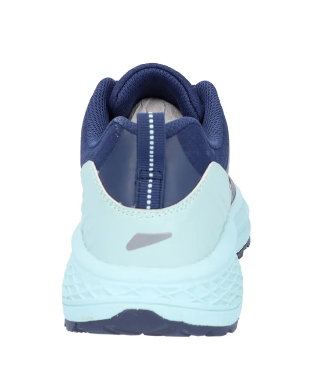 Blue Coloured Hi-Tec Womens Trail Destroyer Trainer Shoes On A White Background