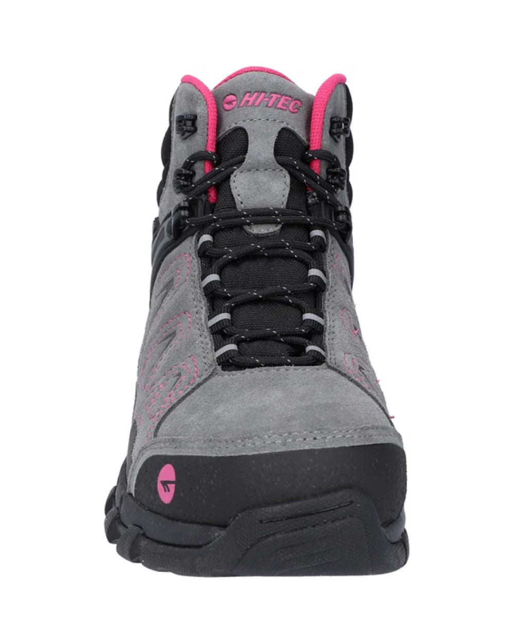 Grey Coloured Hi-Tec Womens V-Lite Explorer Waterproof Hiking Boots On A White Background 