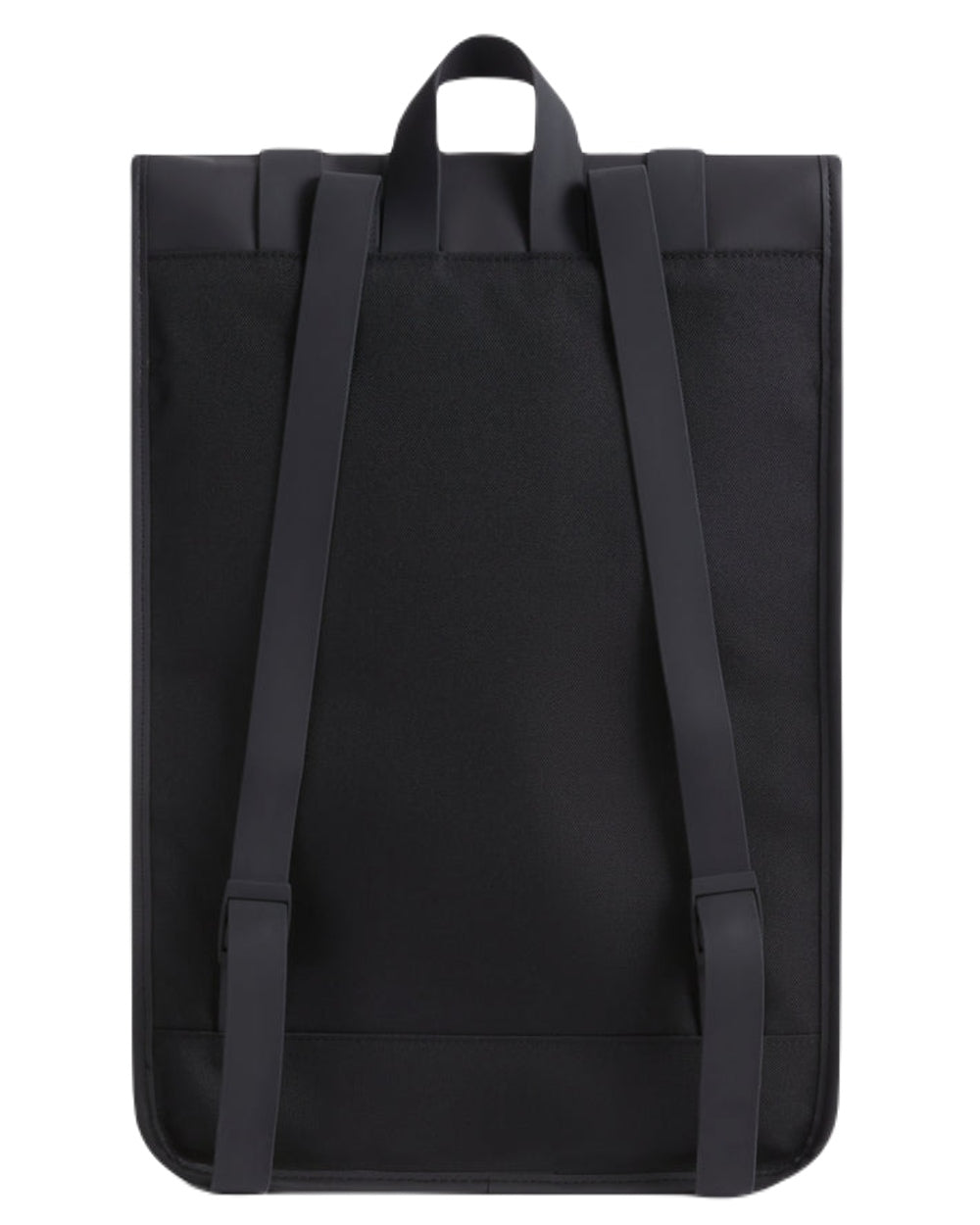 Black Coloured Hunter Downpour Shawlands Backpack on White Background
