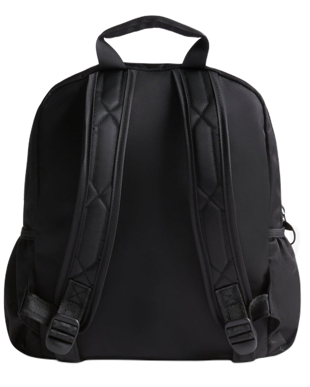 Black Coloured Hunter Iona Kids Nylon Backpack on White Background

