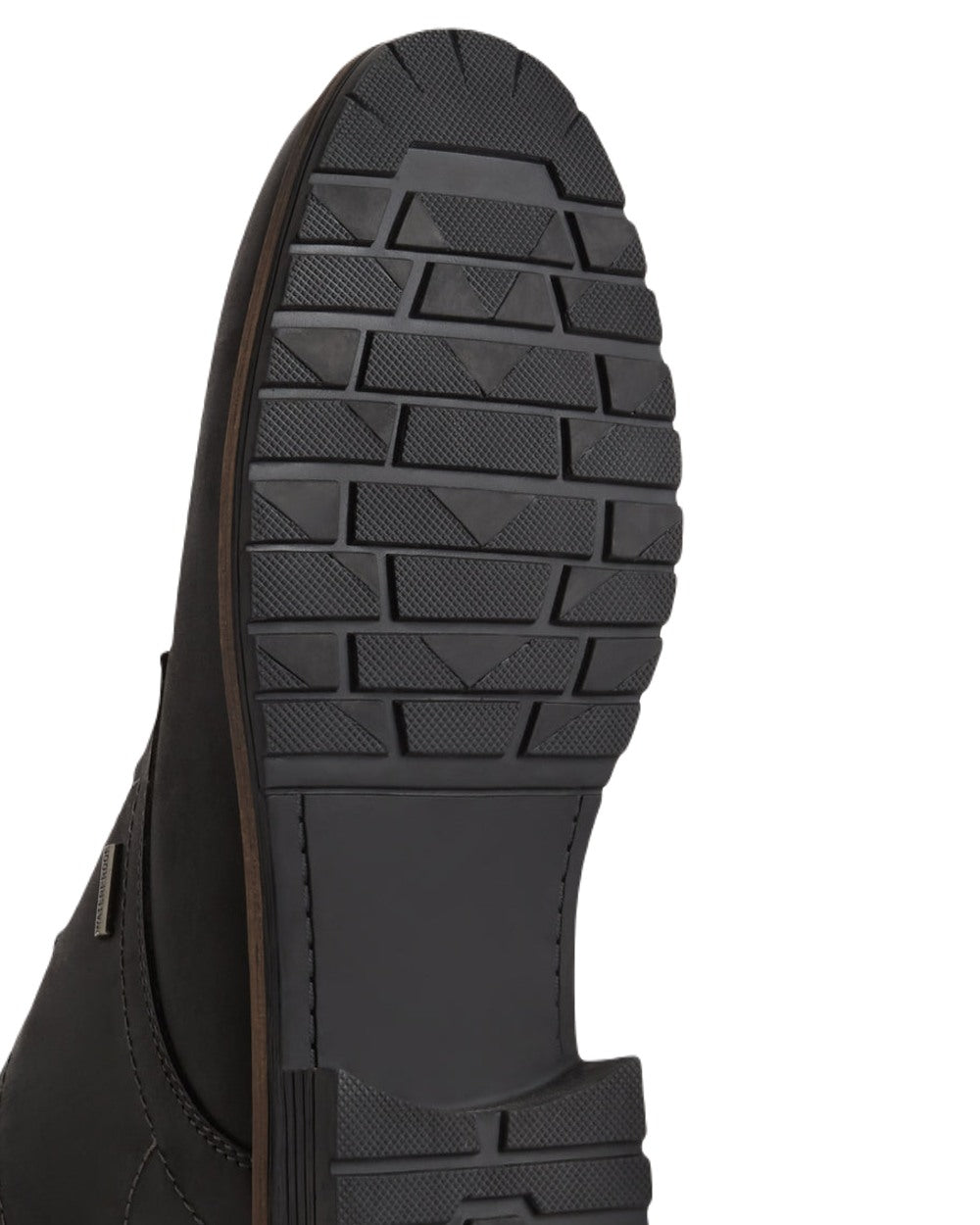 Black Coloured Hunter Mens Jura Ankle Boots on White Background
