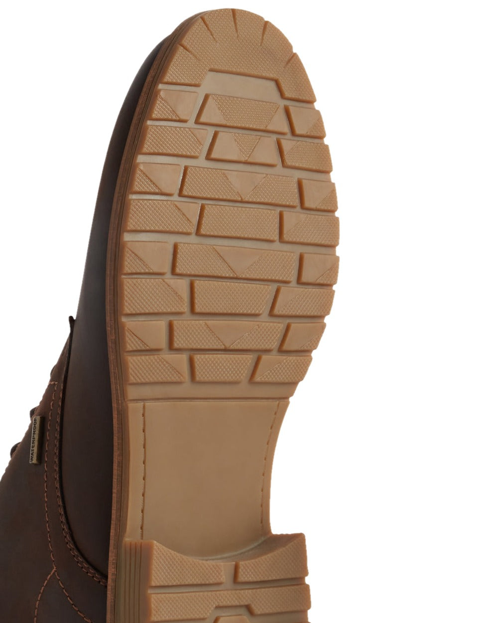 Brown Coloured Hunter Mens Jura Ankle Boots on White Background
