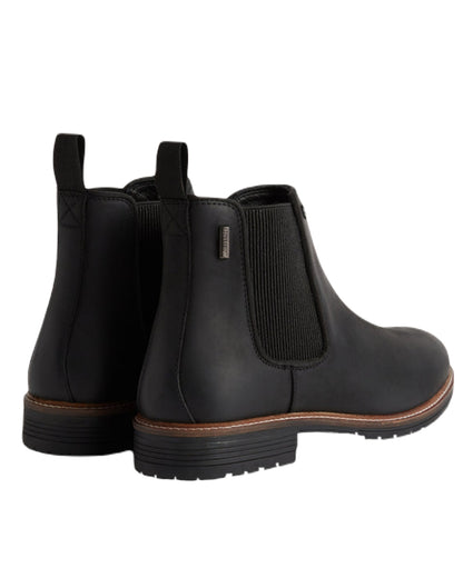 Black Coloured Hunter Mens Jura Dealer Boots on White Background
