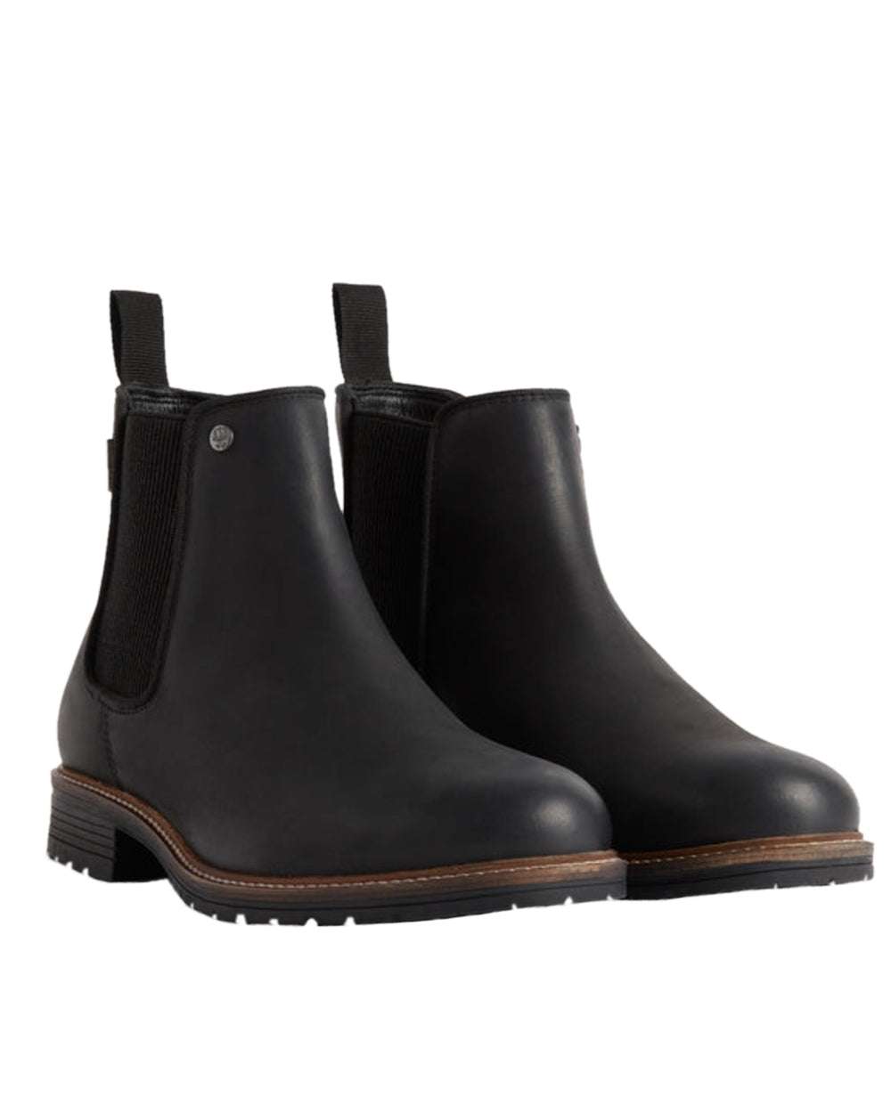 Black Coloured Hunter Mens Jura Dealer Boots on White Background
