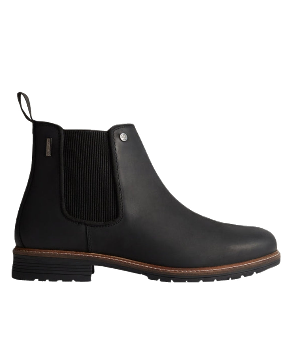 Black Coloured Hunter Mens Jura Dealer Boots on White Background
