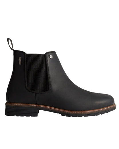 Black Coloured Hunter Mens Jura Dealer Boots on White Background
