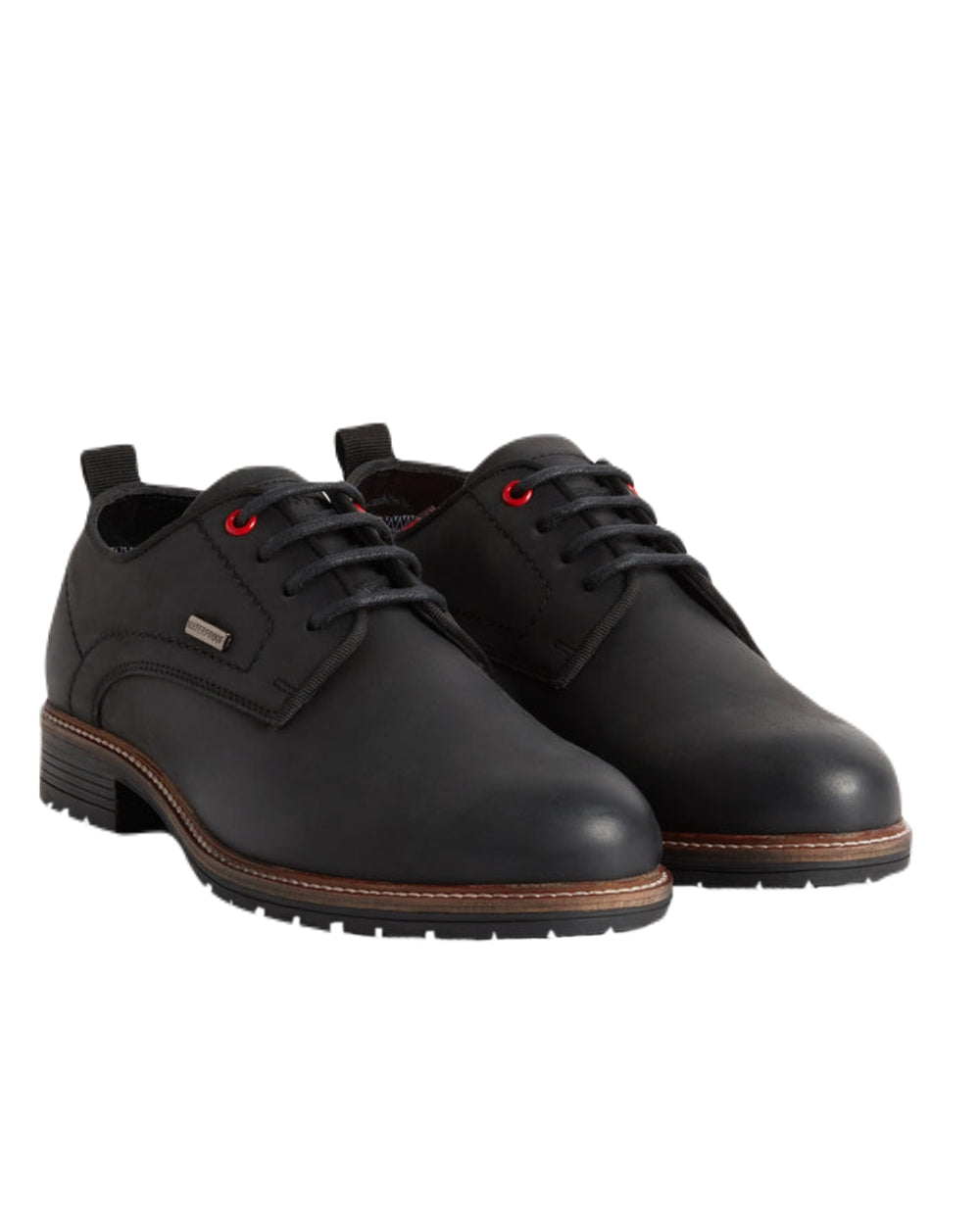 Black Coloured Hunter Mens Jura Ankle Boots on White Background
