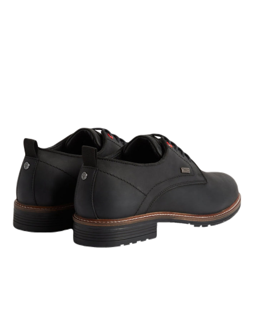 Black Coloured Hunter Mens Jura Ankle Boots on White Background
