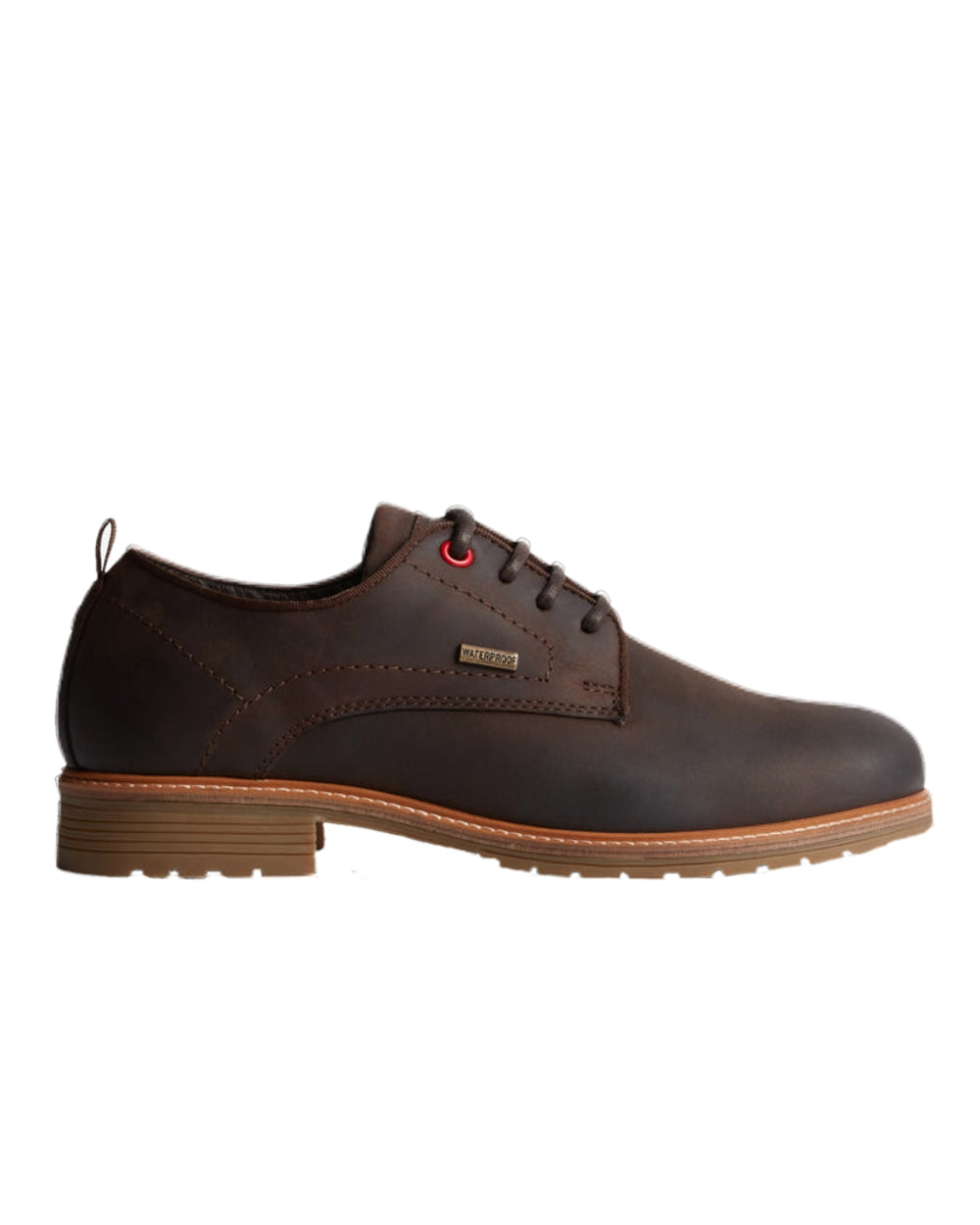 Brown Coloured Hunter Mens Jura Ankle Boots on White Background
