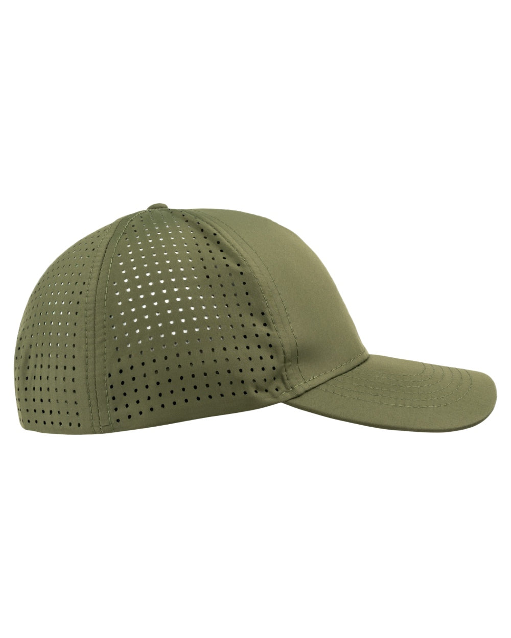 Green Coloured Jack Pyke Stainless Steel Hip Flask on White Background
