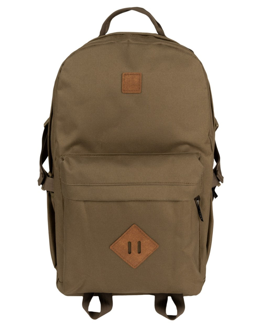 Olive Brown Coloured Jack Pyke Harrier Rucksack On A White Background 