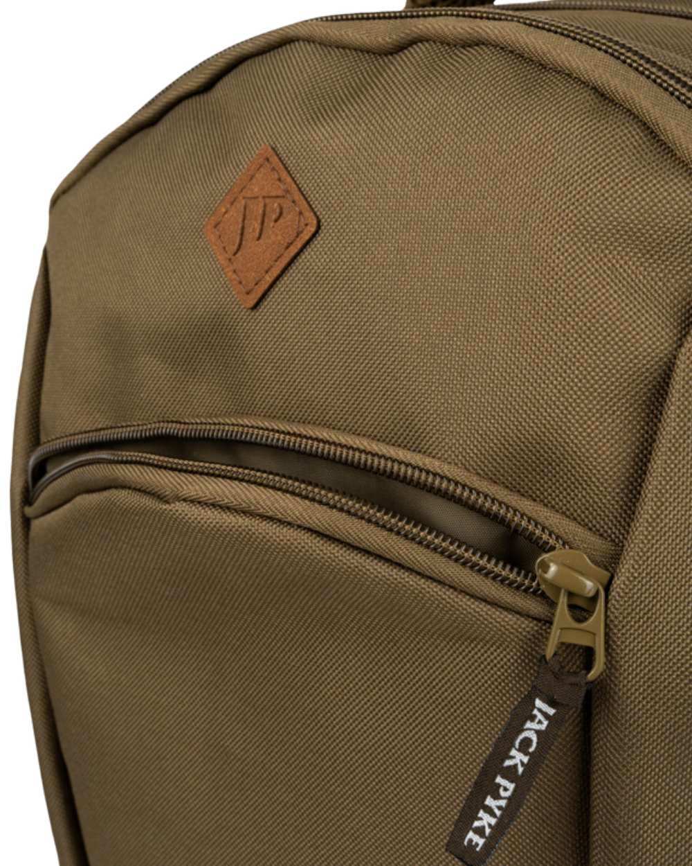 Olive Brown Coloured Jack Pyke Kestrel Rucksack On A White Background 