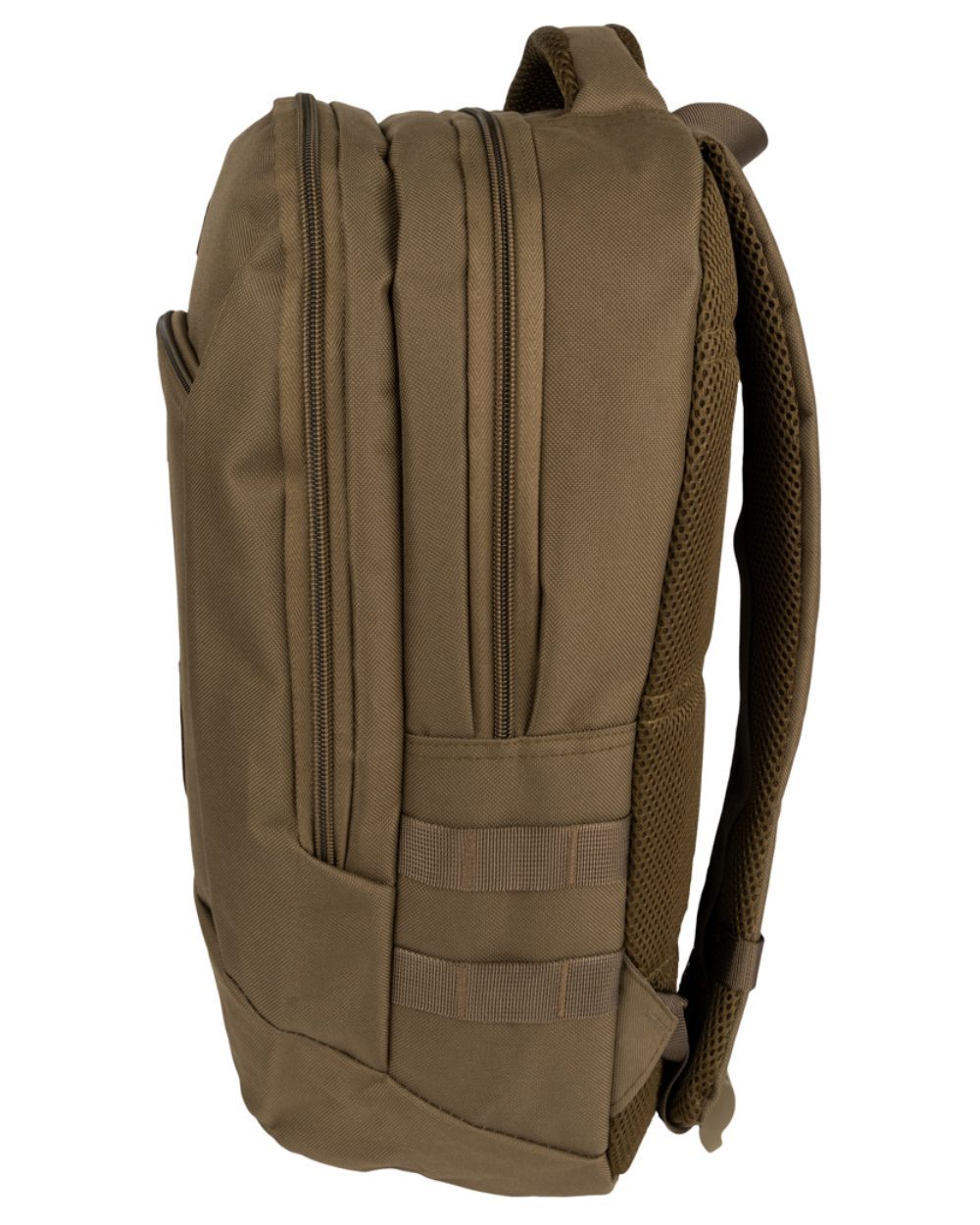 Olive Brown Coloured Jack Pyke Kestrel Rucksack On A White Background 