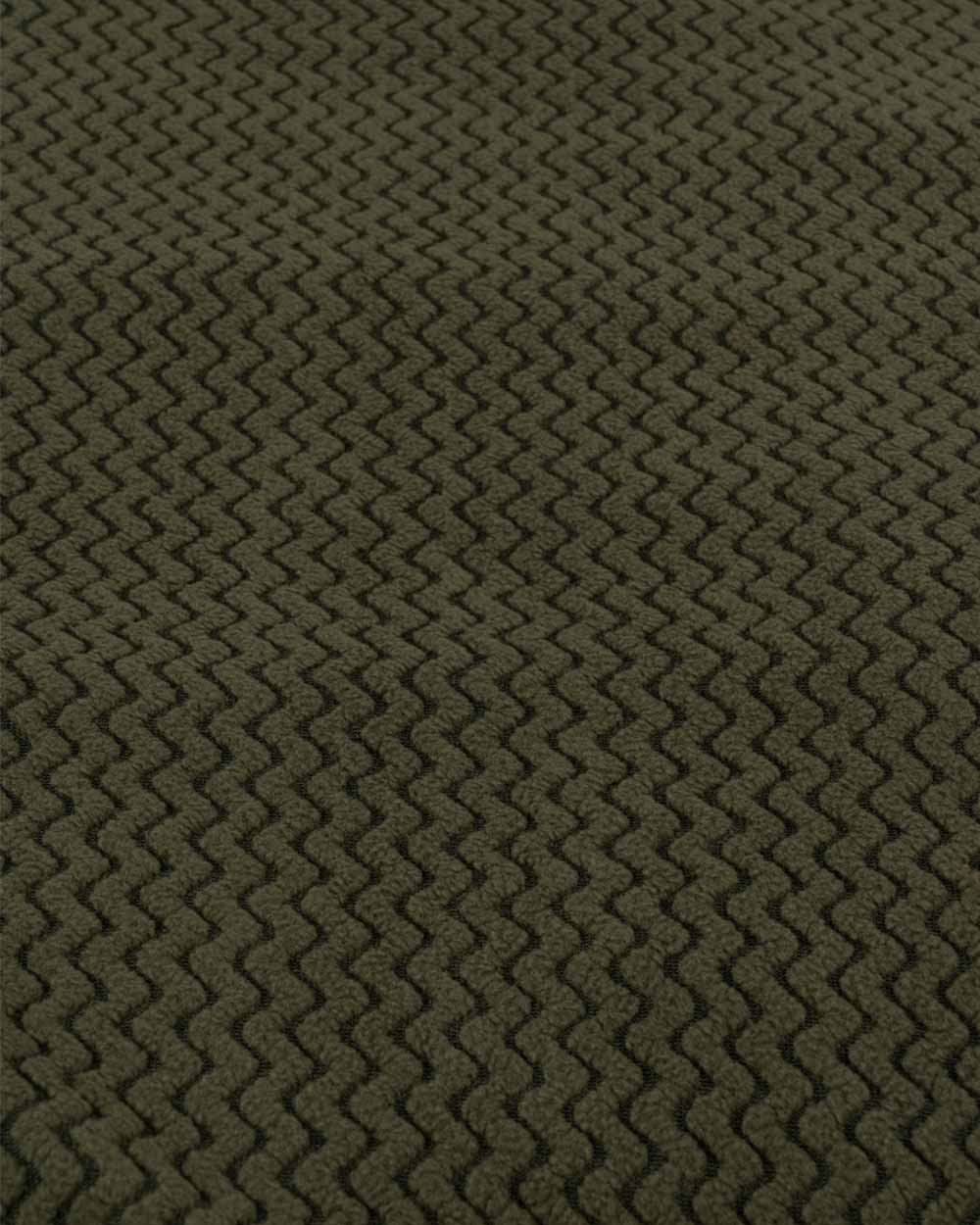 Green coloured Jack Pyke Lightweight Z Fleece Jacket on White Background 