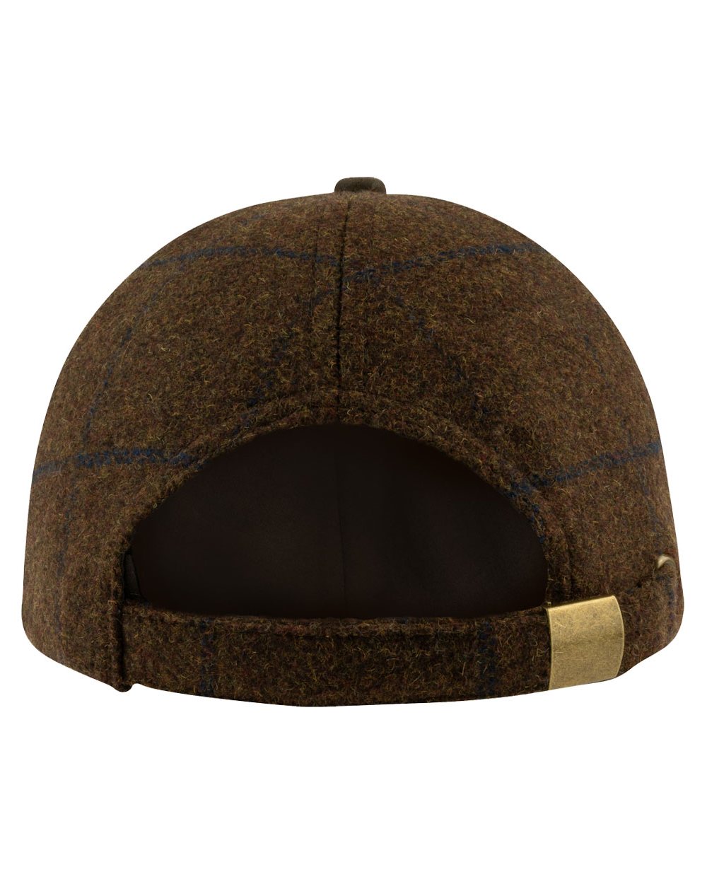 Brown coloured Jack Pyke Lowland Tweed Baseball Hat on White Background 