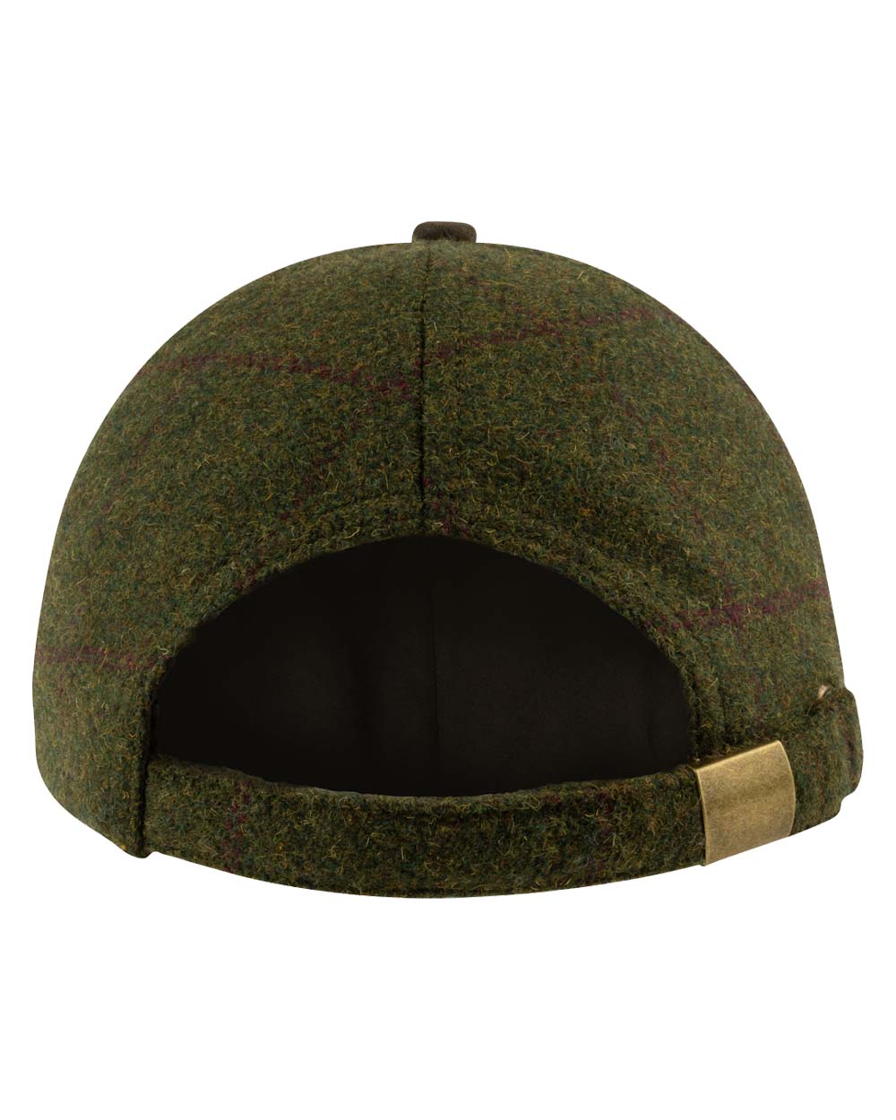 Green coloured Jack Pyke Lowland Tweed Baseball Hat on White Background 