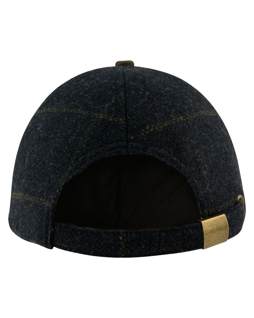 Navy coloured Jack Pyke Lowland Tweed Baseball Hat on White Background 