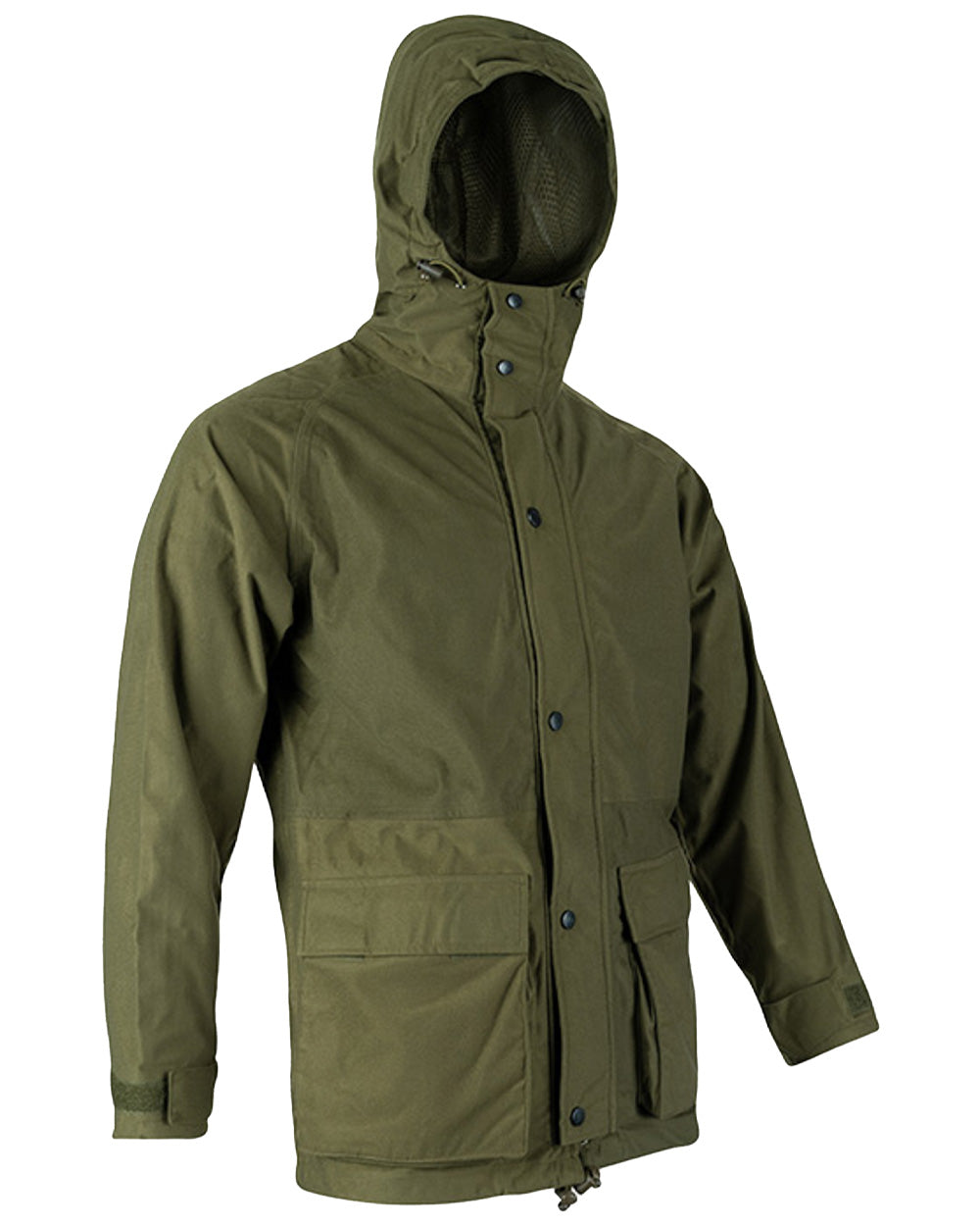 Green coloured Jack Pyke Rannock Jacket on White background 