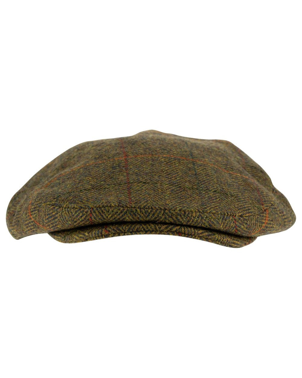 Tweed Brown Coloured Jack Pyke Wool Blend Tweed Flat Cap On A White Background 