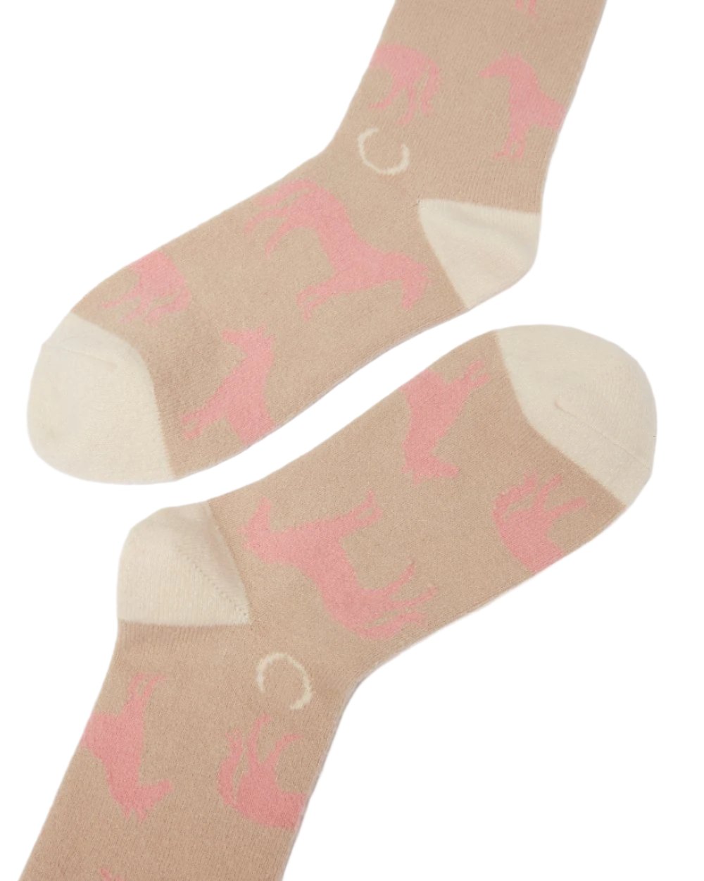 Horse Coloured Joules Amble Icon Socks On A White Background 