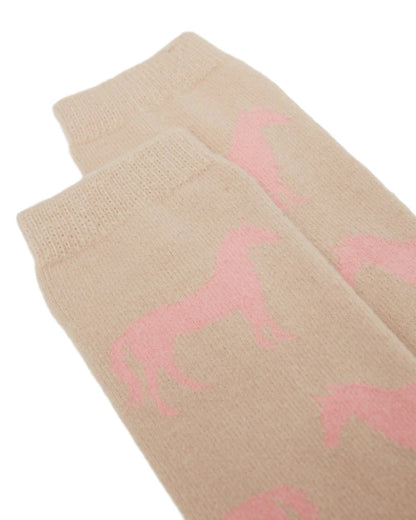 Horse Coloured Joules Amble Icon Socks On A White Background 