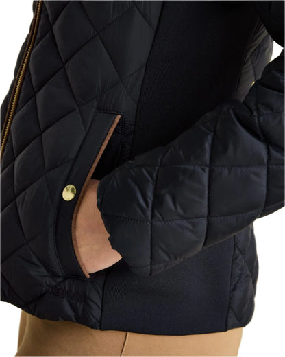 Navy Coloured Joules Braemar Luxe Jacket On A White Background 