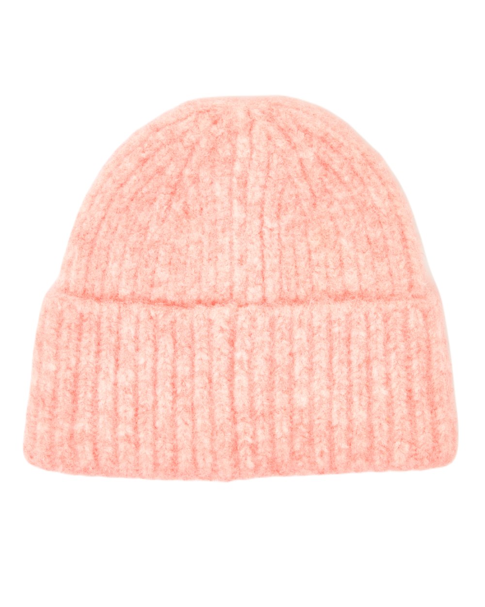 Pink Coloured Joules Caversham Beanie On A White Background 