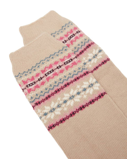 Oat Coloured Joules Wader Welly Socks On A White Background 