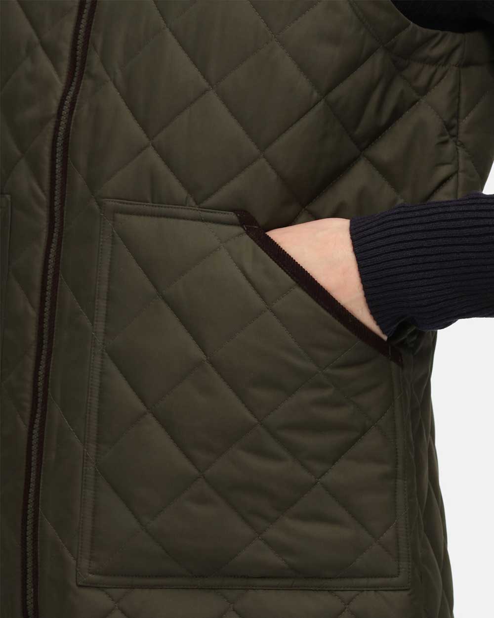 Regatta Moreton Quilted Gilet in Dark Khaki 