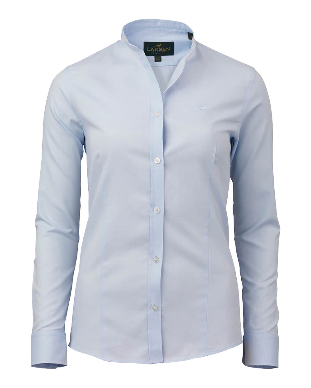 Light Blue coloured Laksen Tonbridge Oxford Shirt on White background 