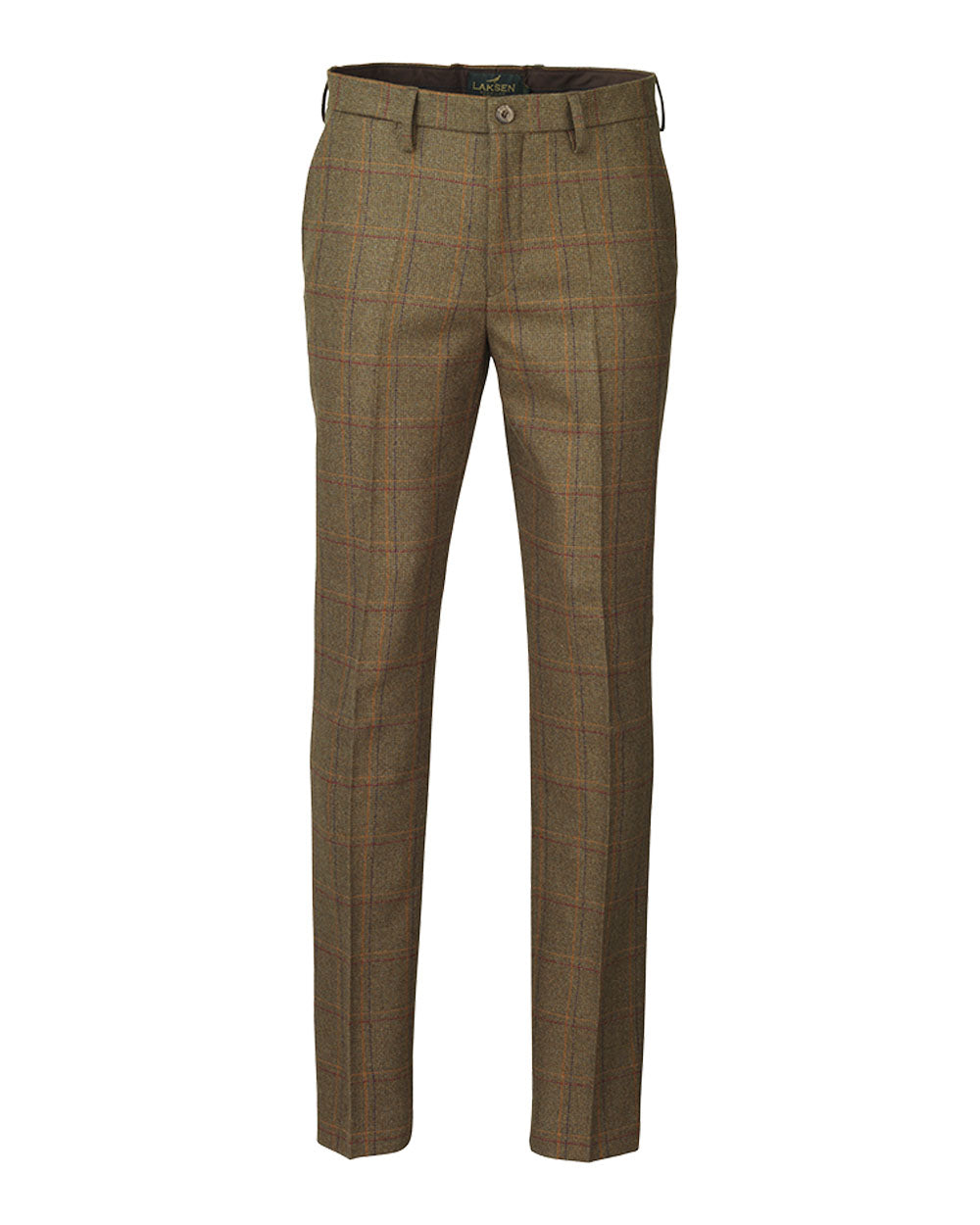 Laksen Woolston Tweed Trousers on White Background