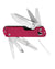 Crimson Coloured Leatherman Free T4 Multi-Tool On A White Background #colour_crimson