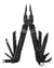 Black Oxide Coloured Leatherman Super Tool 300M Multi-Tool W/ Molle Sheath On A White Background #colour_black-oxide