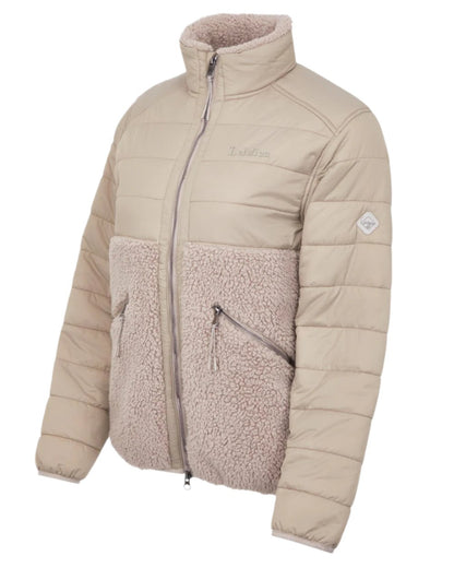 Ash Coloured LeMieux Alissa Hybrid Fleece Jacket On A White Background 