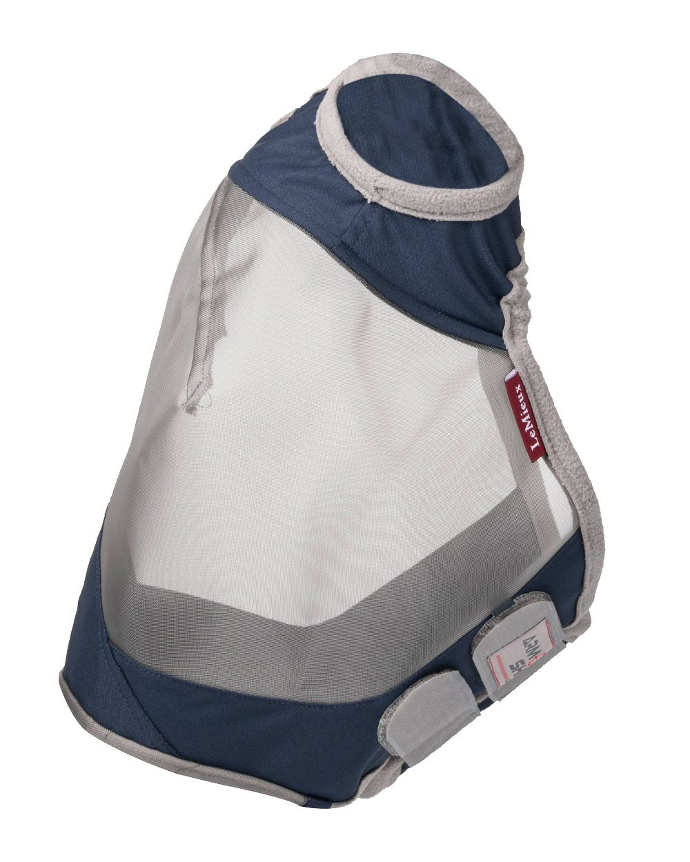 Navy coloured LeMieux ArmourShield Pro Standard Fly Mask on white background 