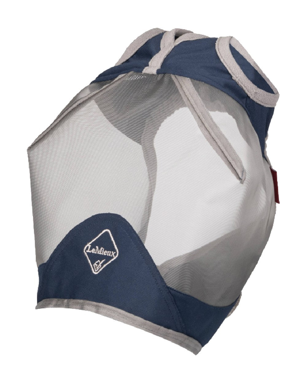 Navy coloured LeMieux ArmourShield Pro Standard Fly Mask on white background 