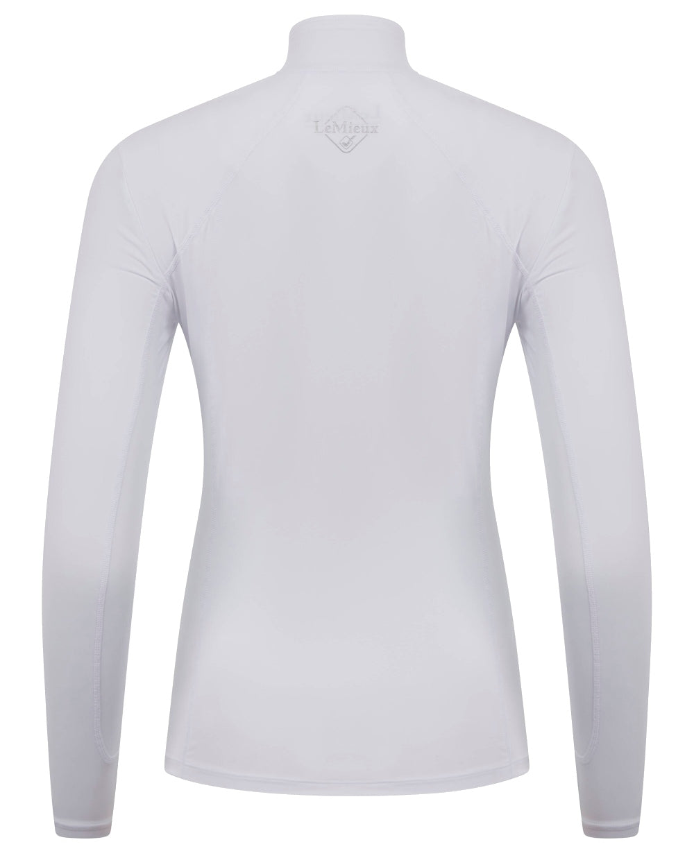 White coloured LeMieux Base Layer on white background 