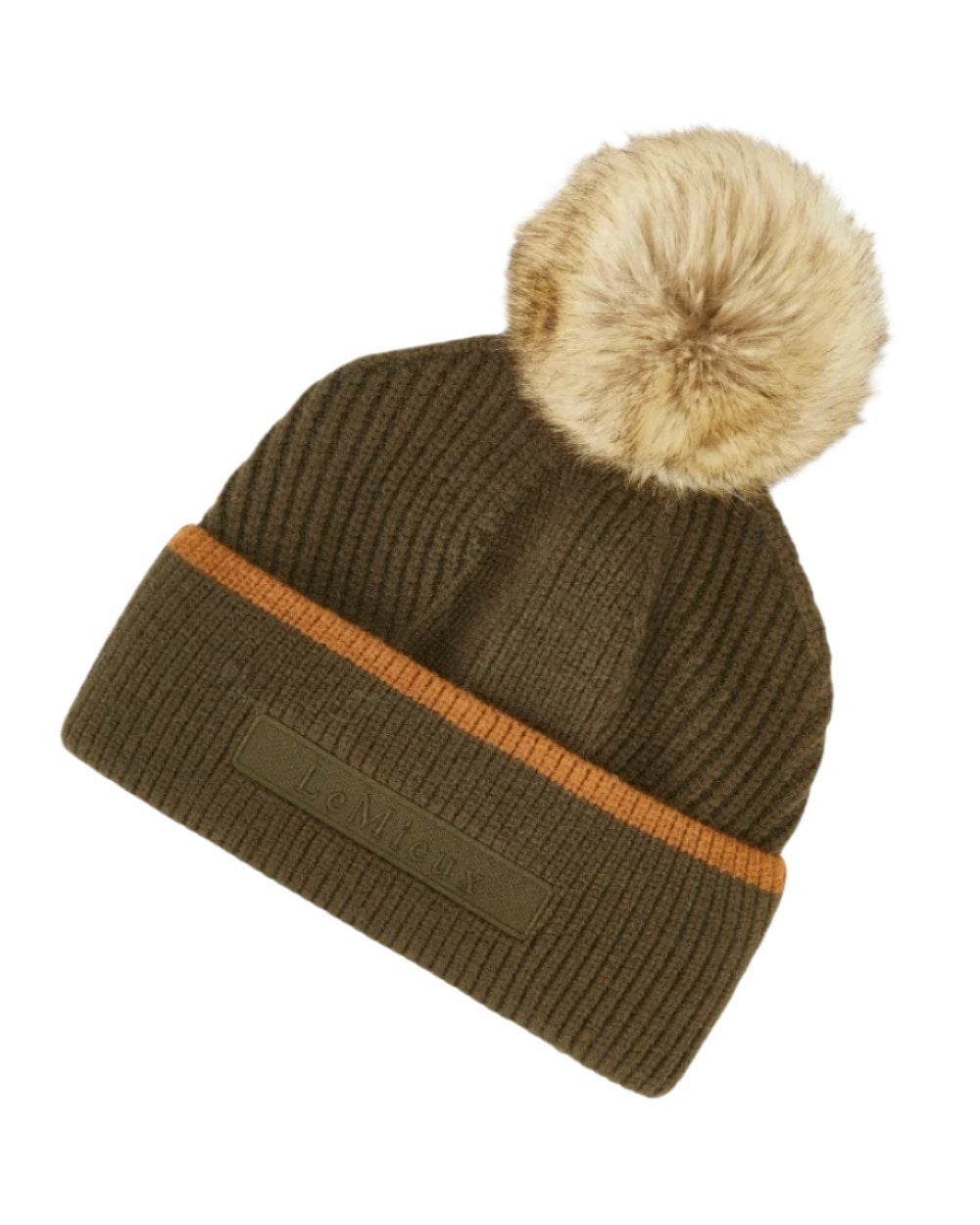 Alpine Coloured LeMieux Clara Cable Beanie On A White Background 