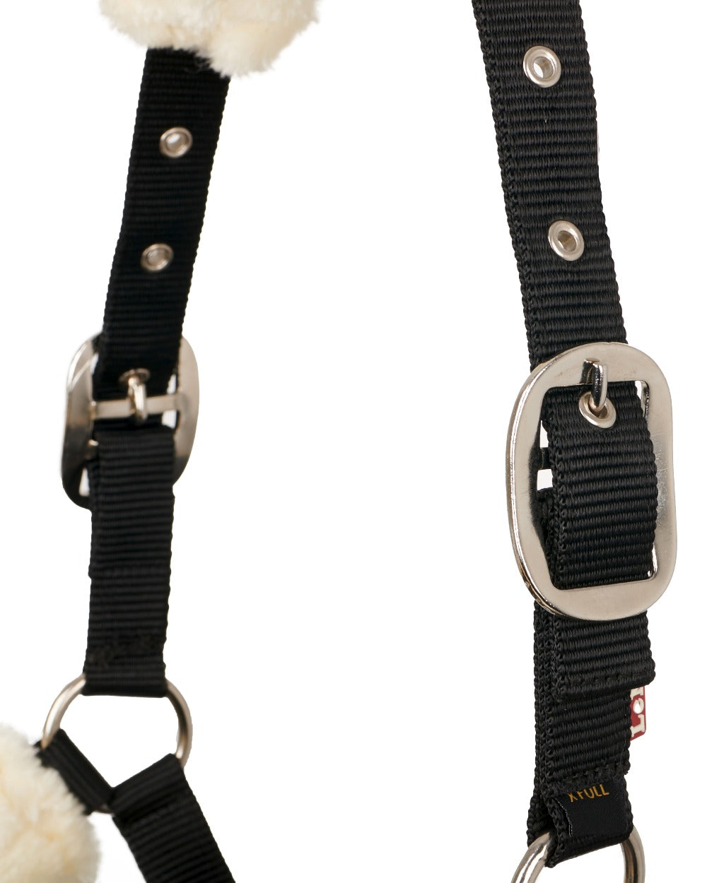 Natural coloured LeMieux Comfort Headcollar on white background 