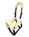 Natural coloured LeMieux Comfort Headcollar on white background #colour_natural