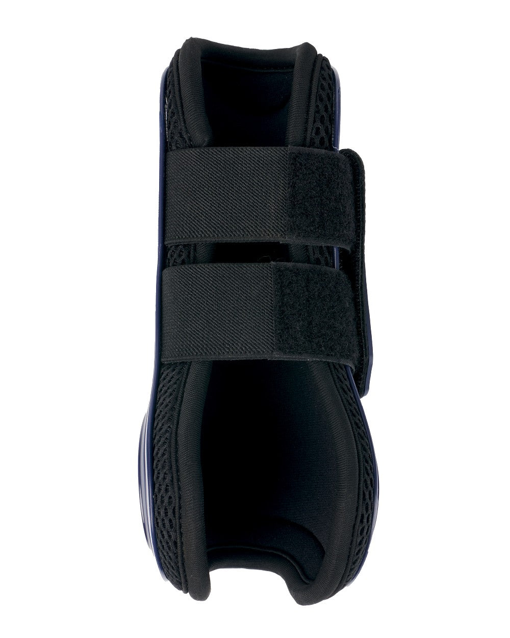 Navy coloured LeMieux Derby ProJump Tendon Boots on white background 