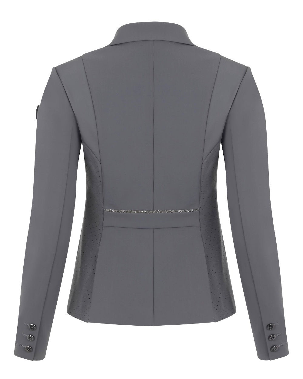 Graphite coloured LeMieux Dynamique Show Jacket on white background 