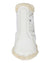 Natural/White coloured LeMieux Fleece Edged Mesh Brushing Boots on white background #colour_natural-white