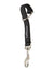 Black coloured LeMieux Hook and Loop Strap on white background #colour_black